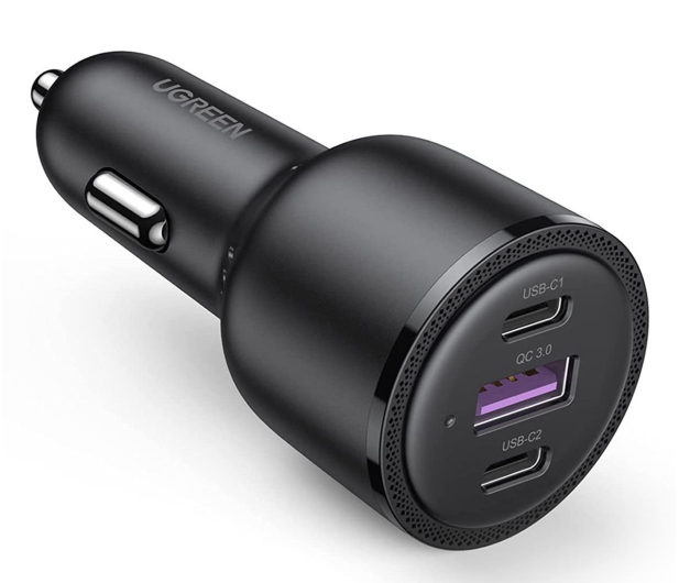 UGREEN Ładowarka samochodowa 69W 5A 2 x USB -C + USB-A (PD,QC) 6957303802289 - 1198610 - zdjęcie
